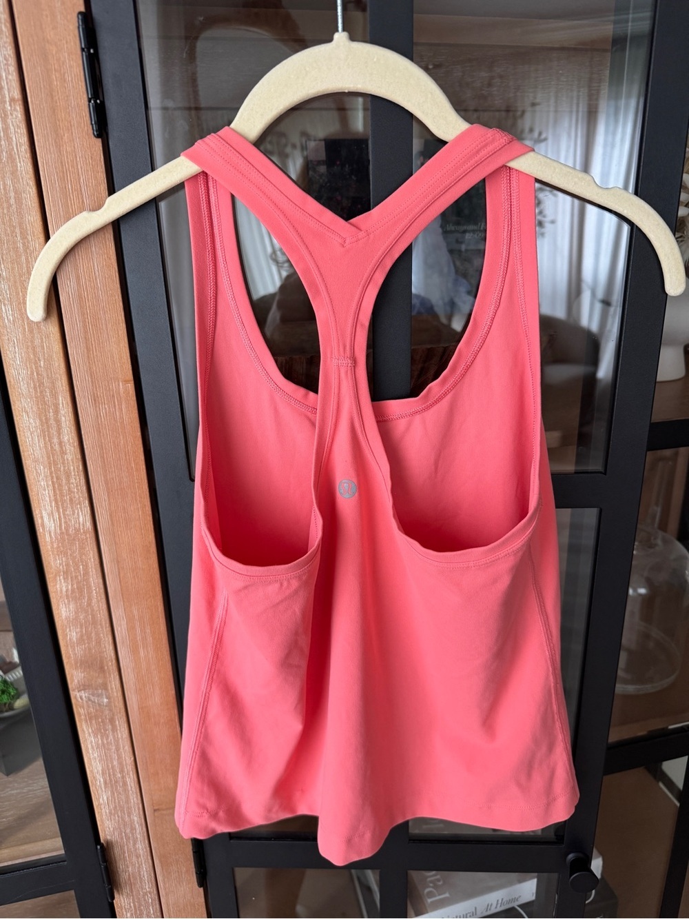 Lululemon Cool Racerback tank top Racing Length align grapefruit coral cropped - Picture 2 of 5